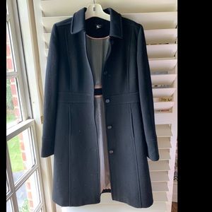 J Crew Black peacoat - SZ 10T